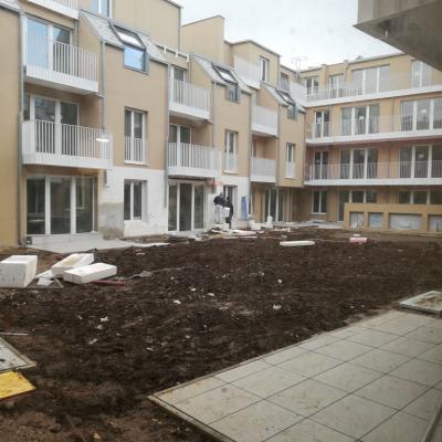 Groß-Enzersdorfer Straße, LCB-Planung GmbH, Baustelle - Innenhof