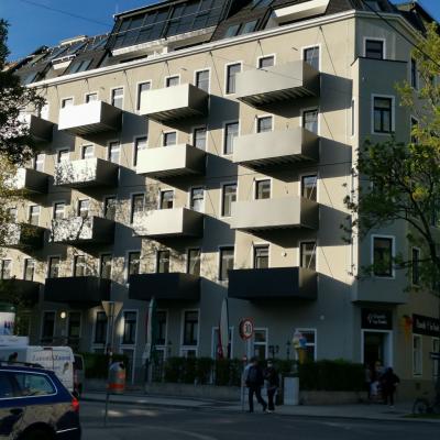 Traisengasse, Ansicht mit fertiggestellten Umbau/Ausbau – LCB Planung GmbH.