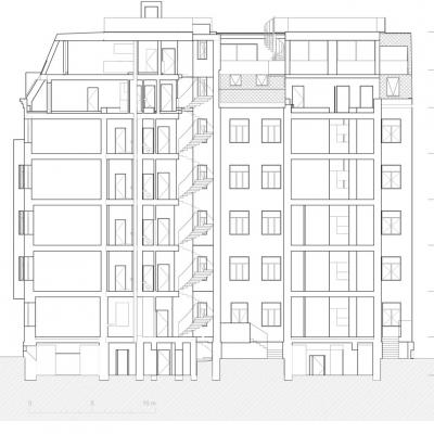Traisengasse, Schnitt – LCB Planung GmbH.
